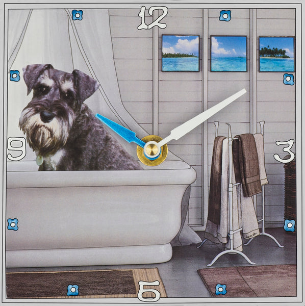 Schnoozer Collage Clock