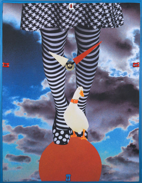 The Witch of the Northwest Collage Clock