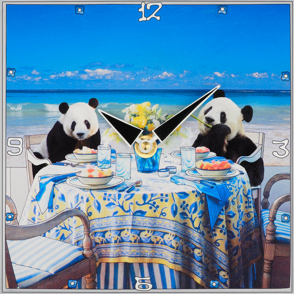 Breakfast By The Sea, Collage Clock