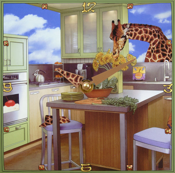 Grazing Time, Collage Clock