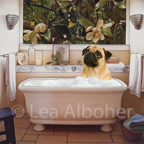 Pug And Bubbles