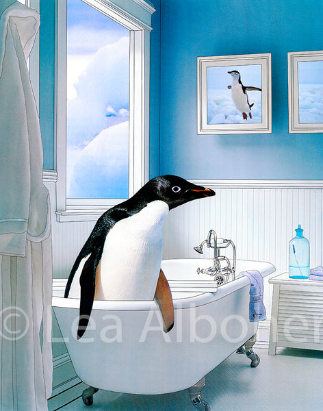 Penguin Watch Metal Print