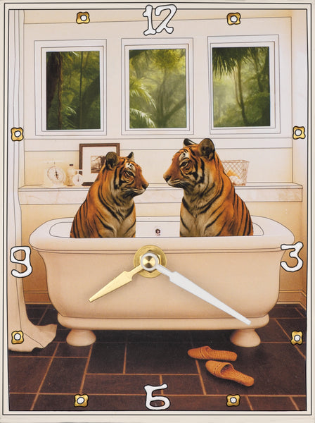 Tigers, Collage Clock