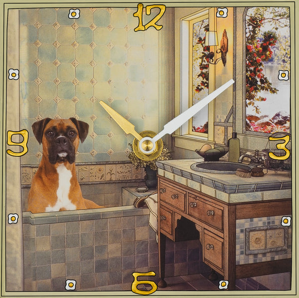 Boxer, Collage Clock