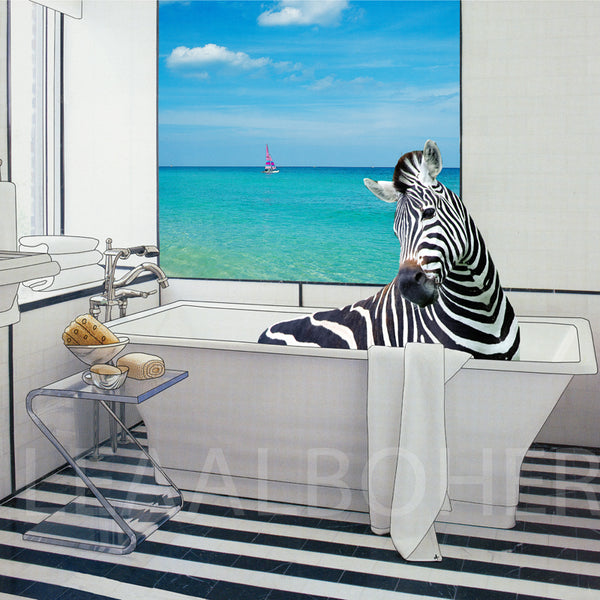 Zebra  Metal Print